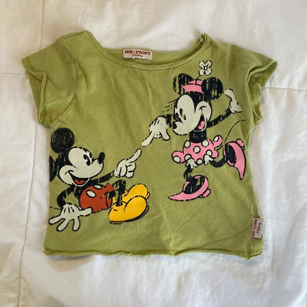 Minnie Mouse Mickey Mouse crop top